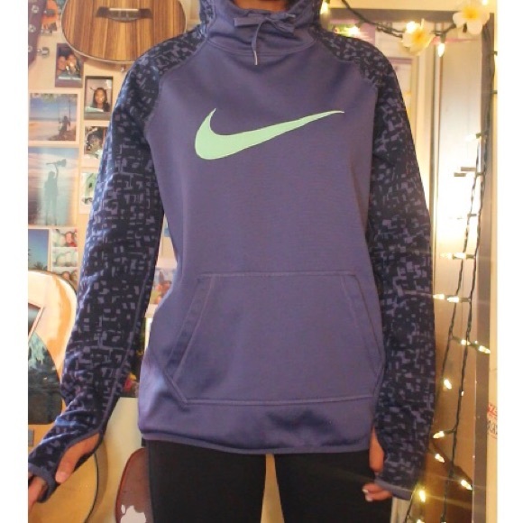 Purple Nike Dri-Fit Sweatshirt - Picture 2 of 7